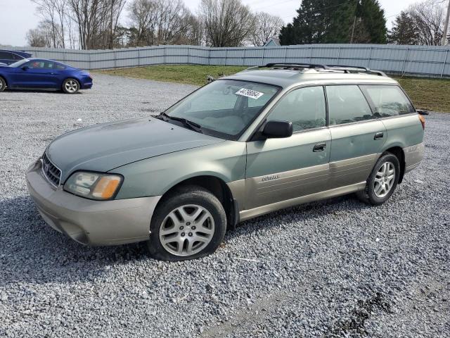 4S3BH675247607679 - 2004 SUBARU LEGACY OUTBACK AWP GREEN photo 1