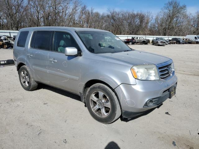 5FNYF4H57DB022237 - 2013 HONDA PILOT EXL SILVER photo 4