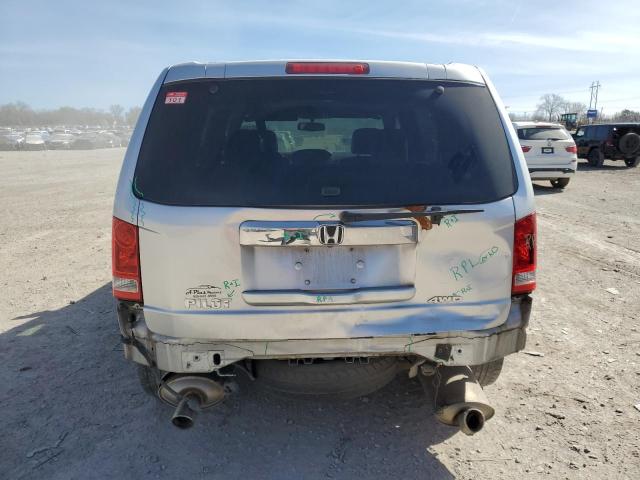 5FNYF4H57DB022237 - 2013 HONDA PILOT EXL SILVER photo 6