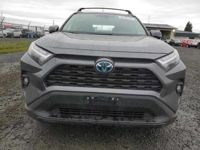 4T3B6RFVXNU103184 - 2022 TOYOTA RAV4 XLE PREMIUM GRAY photo 5