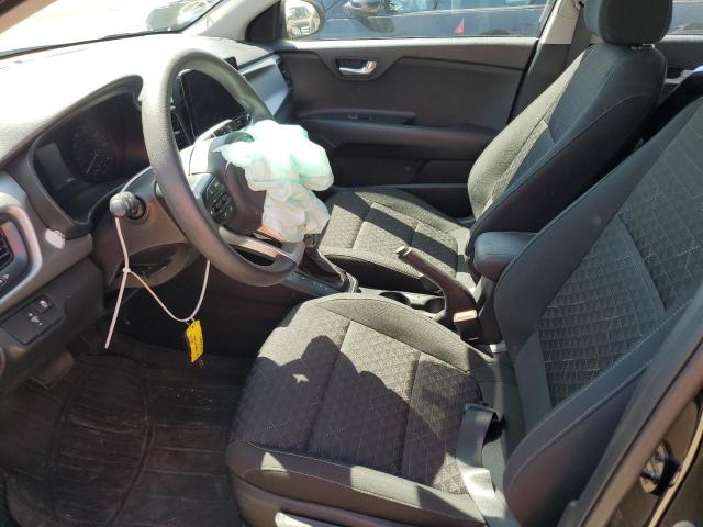 3KPA25AD1NE473921 - 2022 KIA RIO S BLACK photo 7