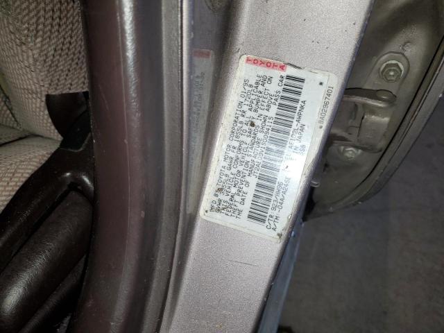 JT2AE09V1S0094115 - 1995 TOYOTA COROLLA BASE GRAY photo 12