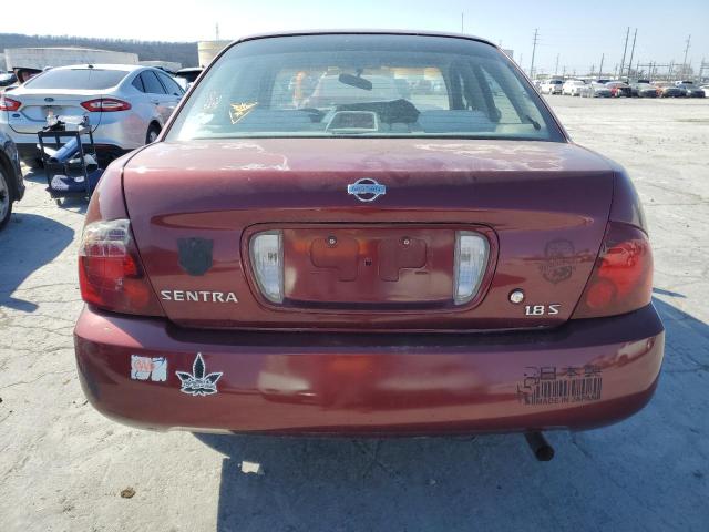 3N1CB51D36L486310 - 2006 NISSAN SENTRA 1.8 BURGUNDY photo 6