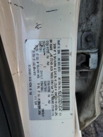 JM1DE1KZ6C0138764 - 2012 MAZDA MAZDA2 WHITE photo 12