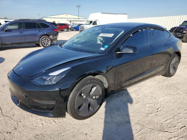 5YJ3E1EA1PF571577 - 2023 TESLA MODEL 3 BLACK photo 1