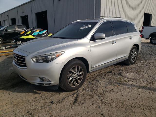 5N1AL0MN3EC545158 - 2014 INFINITI QX60 SILVER photo 1