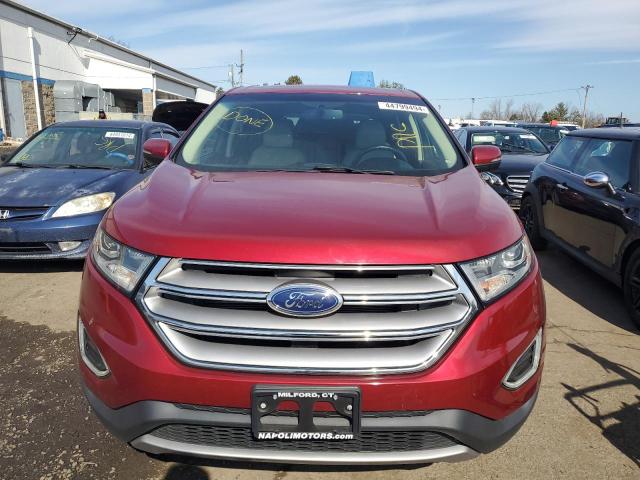 2FMPK4J81HBC05238 - 2017 FORD EDGE SEL RED photo 5