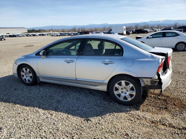 2HGFA16596H505122 - 2006 HONDA CIVIC LX SILVER photo 2