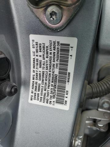 19XZE4F50KE005843 - 2019 HONDA INSIGHT EX SILVER photo 13