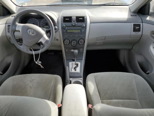 1NXBU4EE4AZ260612 - 2010 TOYOTA COROLLA BASE SILVER photo 8