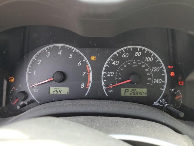 1NXBU4EE4AZ260612 - 2010 TOYOTA COROLLA BASE SILVER photo 9