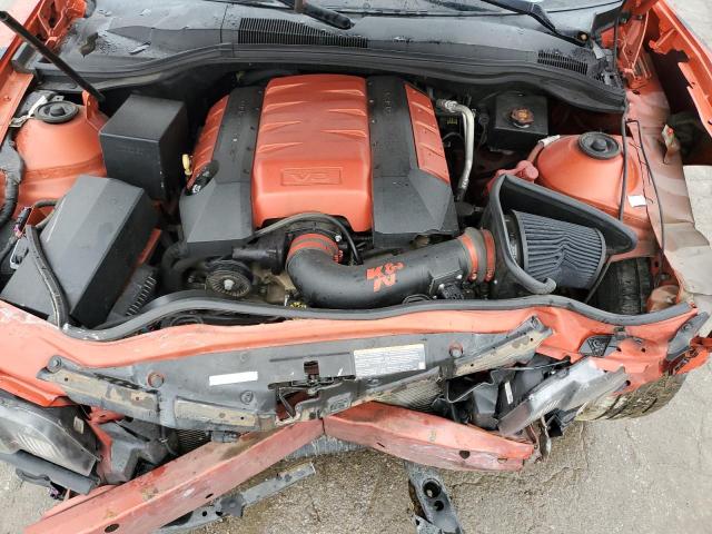 2G1FK1EJ4A9123974 - 2010 CHEVROLET CAMARO SS ORANGE photo 11