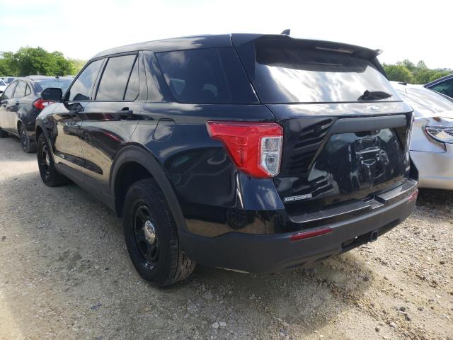 1FM5K8ABXNGA47626 - 2022 FORD EXPLORER POLICE INTERCEPTOR BLACK photo 2