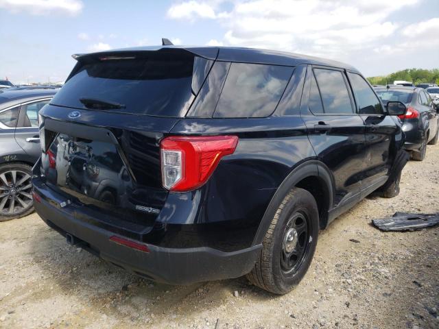 1FM5K8ABXNGA47626 - 2022 FORD EXPLORER POLICE INTERCEPTOR BLACK photo 3