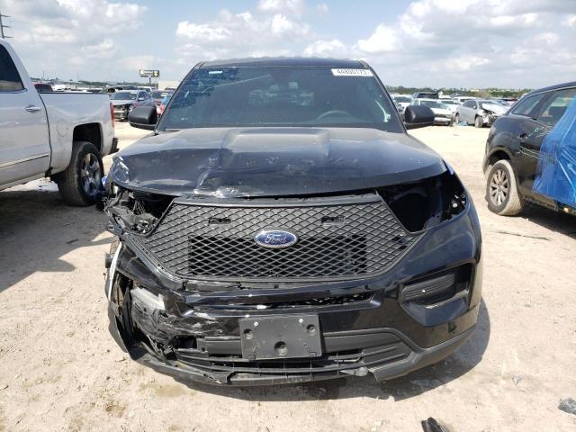 1FM5K8ABXNGA47626 - 2022 FORD EXPLORER POLICE INTERCEPTOR BLACK photo 5