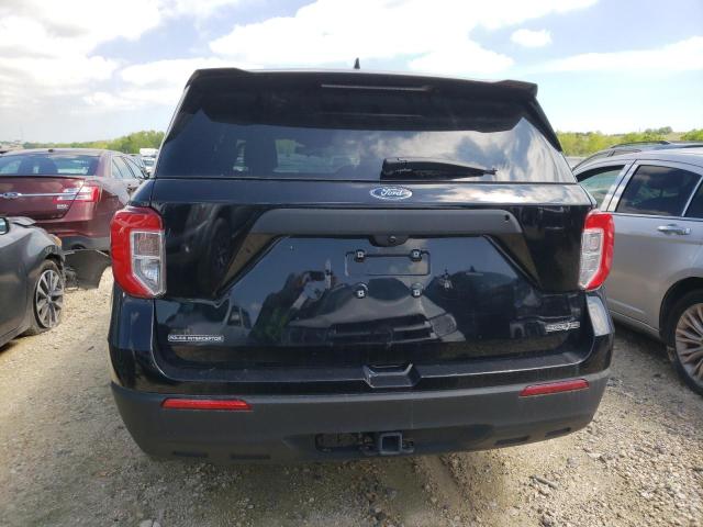 1FM5K8ABXNGA47626 - 2022 FORD EXPLORER POLICE INTERCEPTOR BLACK photo 6