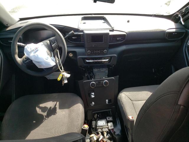 1FM5K8ABXNGA47626 - 2022 FORD EXPLORER POLICE INTERCEPTOR BLACK photo 8