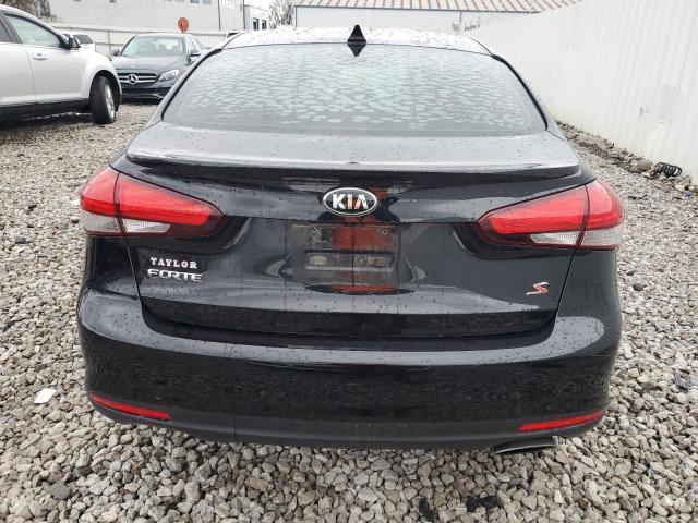 3KPFL4A73JE195623 - 2018 KIA FORTE LX BLACK photo 6