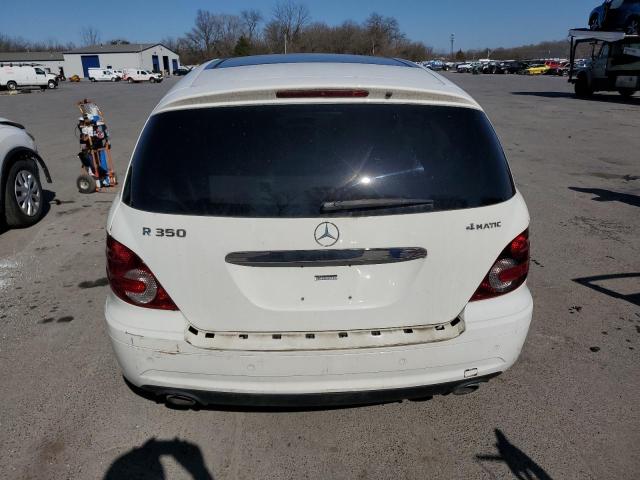 4JGCB6FE0AA108252 - 2010 MERCEDES-BENZ R 350 4MATIC WHITE photo 6