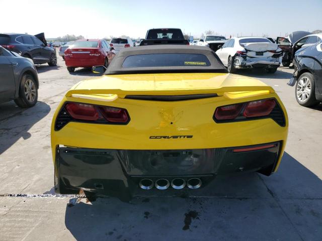 1G1YF3D75G5104368 - 2016 CHEVROLET CORVETTE STINGRAY 3LT YELLOW photo 6