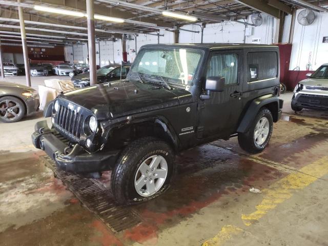 1C4AJWAG4FL576889 - 2015 JEEP WRANGLER SPORT BLACK photo 1