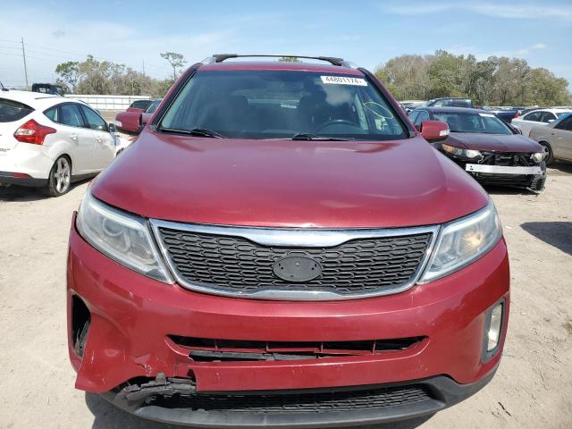 5XYKT4A66EG499429 - 2014 KIA SORENTO LX RED photo 5