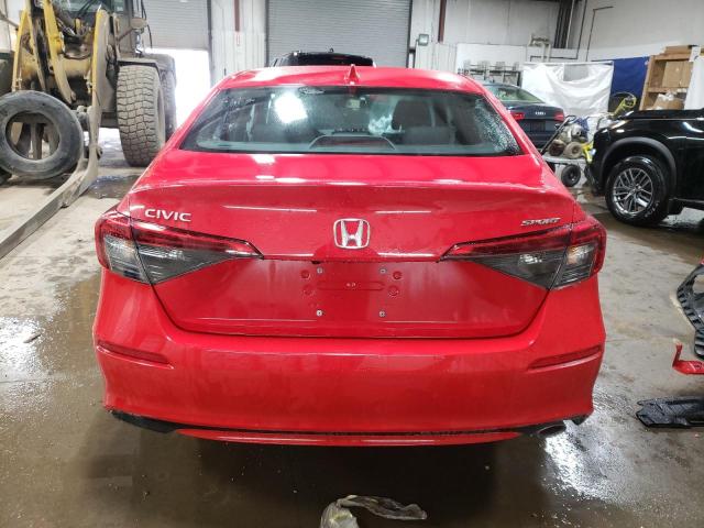 2HGFE2F58NH547158 - 2022 HONDA CIVIC SPORT 红色 照片 6