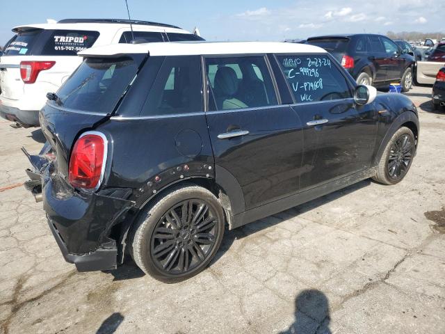 WMW33DK04N2P74608 - 2022 MINI COOPER BLACK photo 3