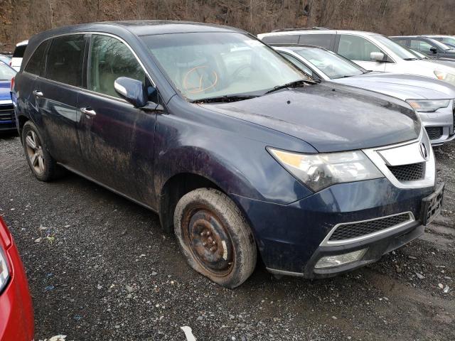 2HNYD2H23BH550861 - 2011 ACURA MDX BLUE photo 4