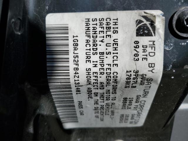 1G8AJ52F84Z131401 - 2004 SATURN ION LEVEL 2 灰色 照片 12
