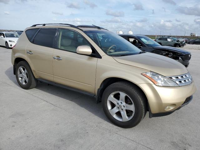 JN8AZ08T93W119180 - 2003 NISSAN MURANO SL TAN photo 4