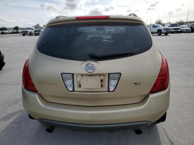 JN8AZ08T93W119180 - 2003 NISSAN MURANO SL TAN photo 6