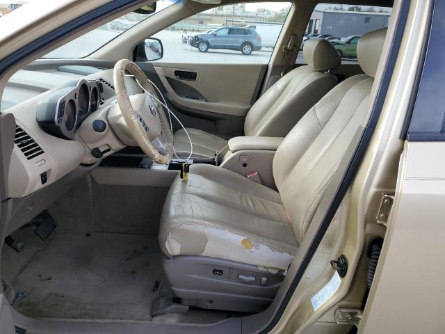 JN8AZ08T93W119180 - 2003 NISSAN MURANO SL TAN photo 7