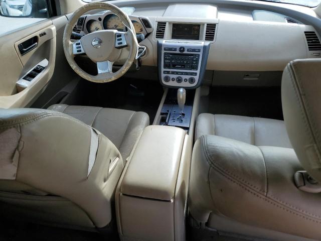 JN8AZ08T93W119180 - 2003 NISSAN MURANO SL TAN photo 8