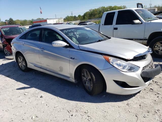 KMHEC4A40DA088727 - 2013 HYUNDAI SONATA HYBRID SILVER photo 4