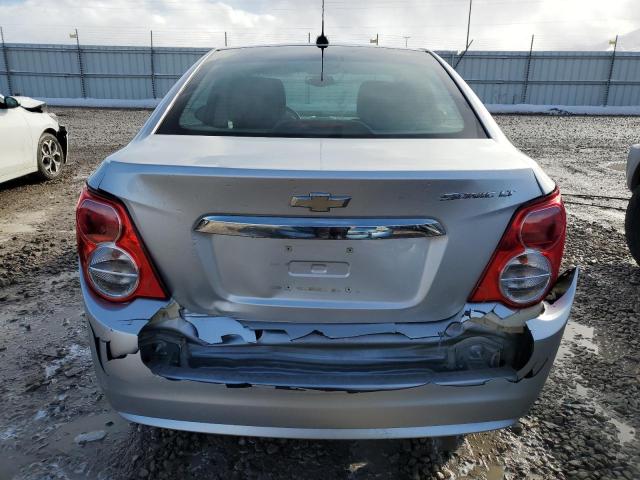 1G1JC5SH8F4196985 - 2015 CHEVROLET SONIC LT SILVER photo 6