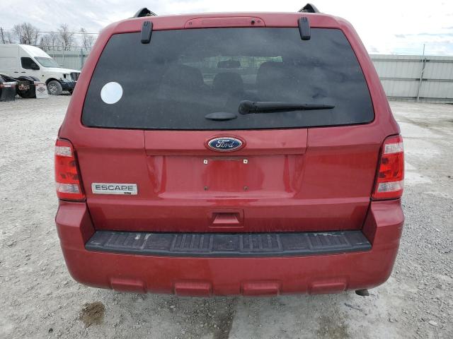 1FMCU0D75CKB51610 - 2012 FORD ESCAPE XLT RED photo 6