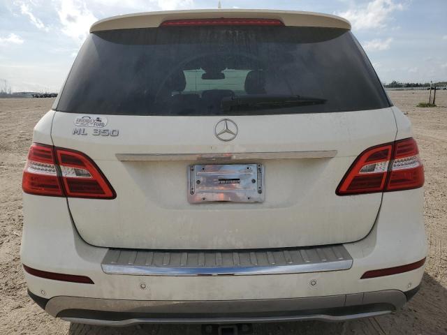 4JGDA5JB1FA564704 - 2015 MERCEDES-BENZ ML 350 WHITE photo 6