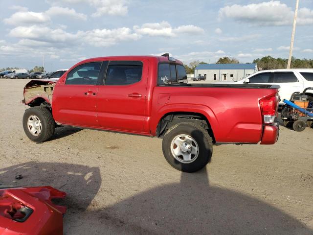 5TFAX5GN6GX065192 - 2016 TOYOTA TACOMA DOUBLE CAB RED photo 2