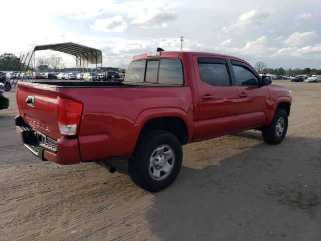 5TFAX5GN6GX065192 - 2016 TOYOTA TACOMA DOUBLE CAB RED photo 3