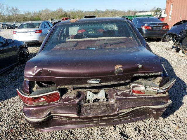 1G1BL52W0TR102115 - 1996 CHEVROLET CAPRICE CLASSIC BURGUNDY photo 6