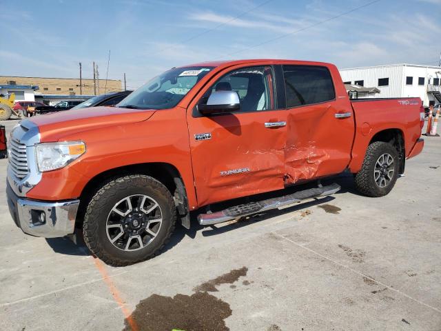 5TFHW5F14GX513560 - 2016 TOYOTA TUNDRA CREWMAX LIMITED ORANGE photo 1