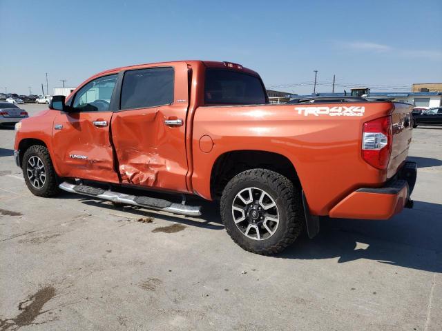 5TFHW5F14GX513560 - 2016 TOYOTA TUNDRA CREWMAX LIMITED ORANGE photo 2