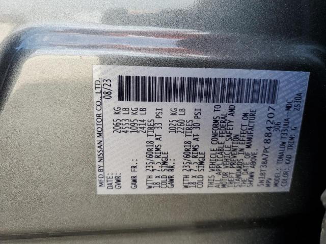 5N1BT3BA7PC884207 - 2023 NISSAN ROGUE SV GRAY photo 14