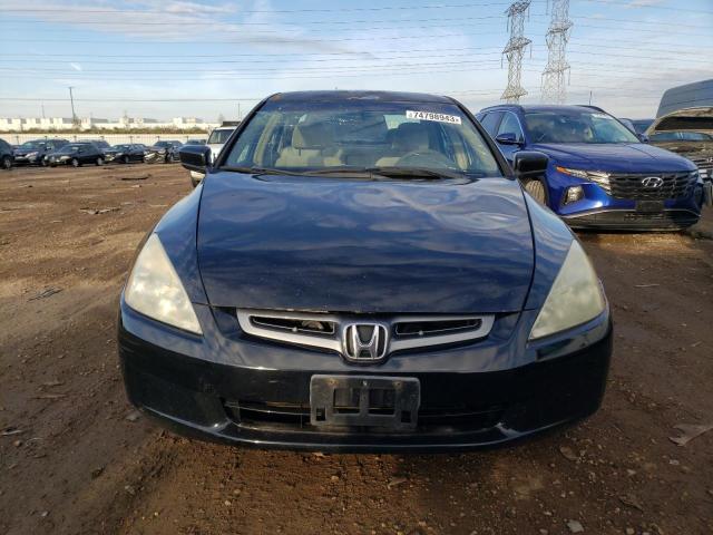 1HGCM56393A119908 - 2003 HONDA ACCORD LX BLACK photo 5