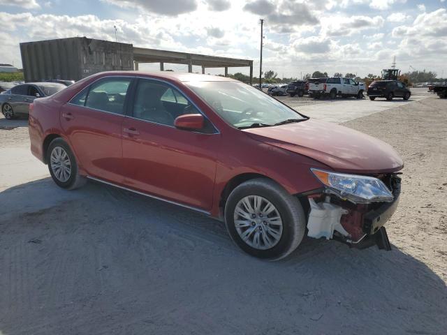 4T1BF1FK8EU778967 - 2014 TOYOTA CAMRY L RED photo 4