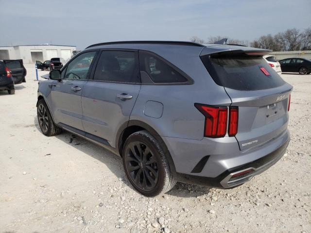 5XYRK4LFXPG214409 - 2023 KIA SORENTO SX GRAY photo 2