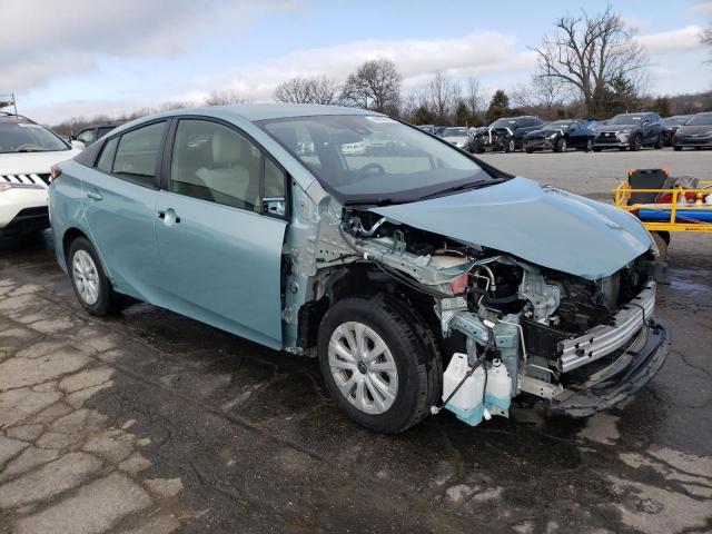 JTDKARFU6L3103947 - 2020 TOYOTA PRIUS L TURQUOISE photo 4