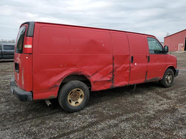 1GCZGGDAXA1109561 - 2010 CHEVROLET EXPRESS G2 RED photo 3