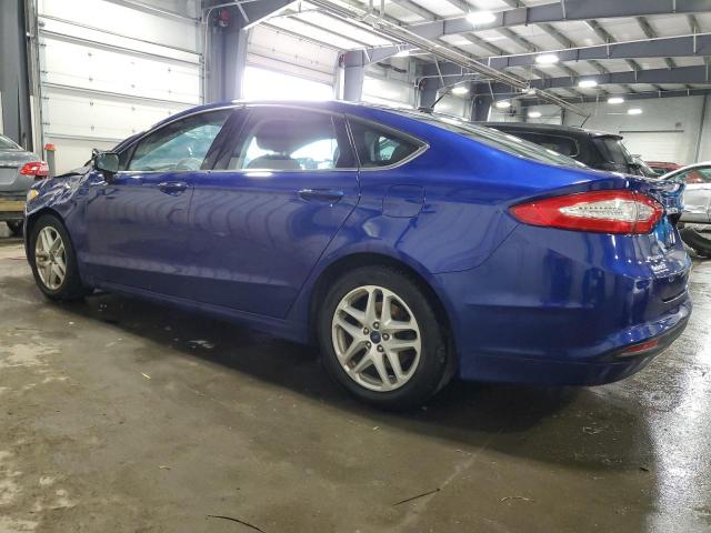 3FA6P0H78GR290821 - 2016 FORD FUSION SE BLUE photo 2